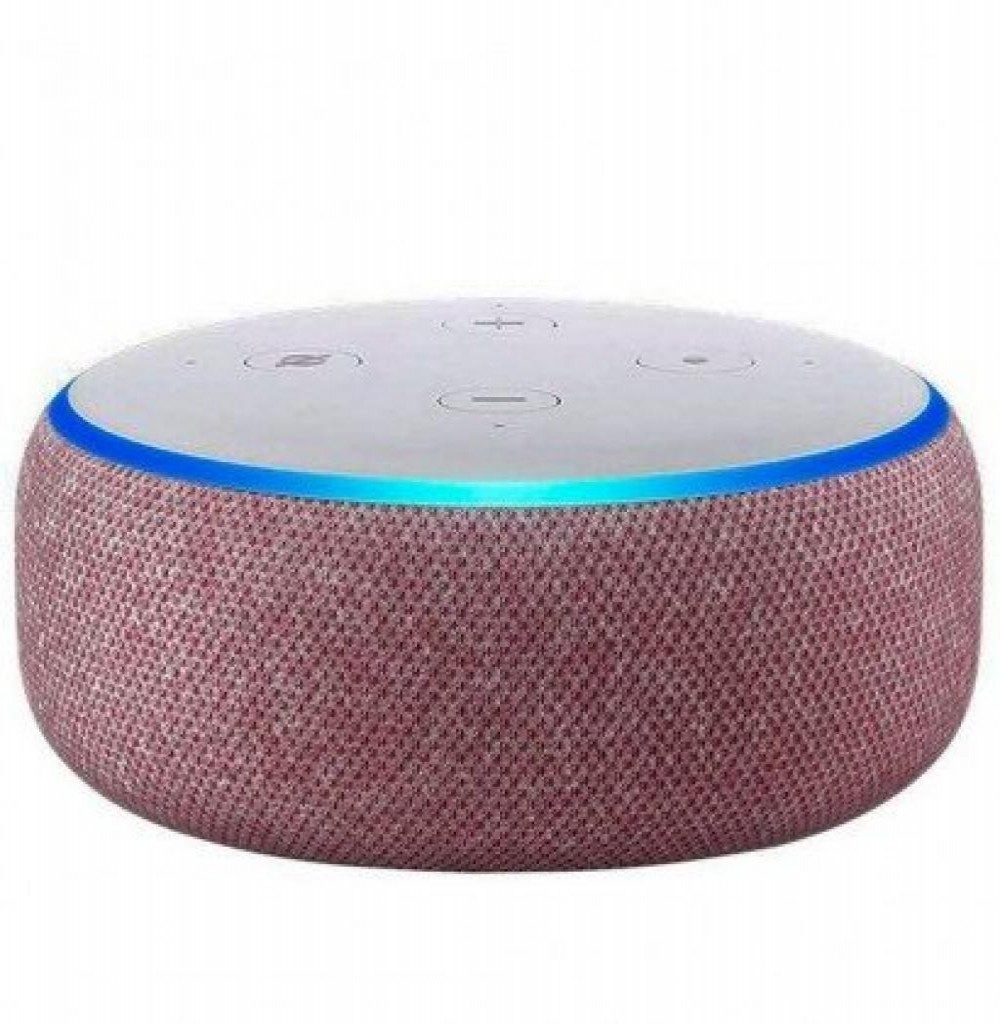 Caixa de Som Amazon Echo Dot Alexa 3ª Geração Roxo