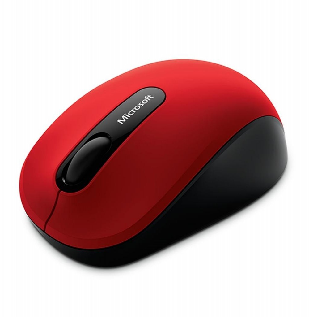 Mouse Microsoft 3600 Vermelho Bluetooth PN7-00011