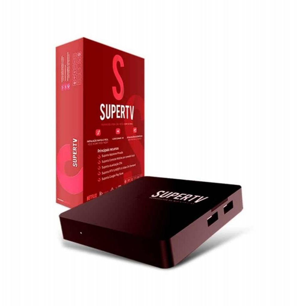 Receptor Digital SuperTV Red Edition IPTV 4K/2GBRAM