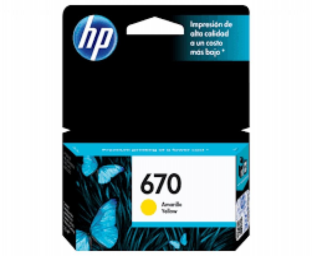 Cartucho HP (670) Yellow