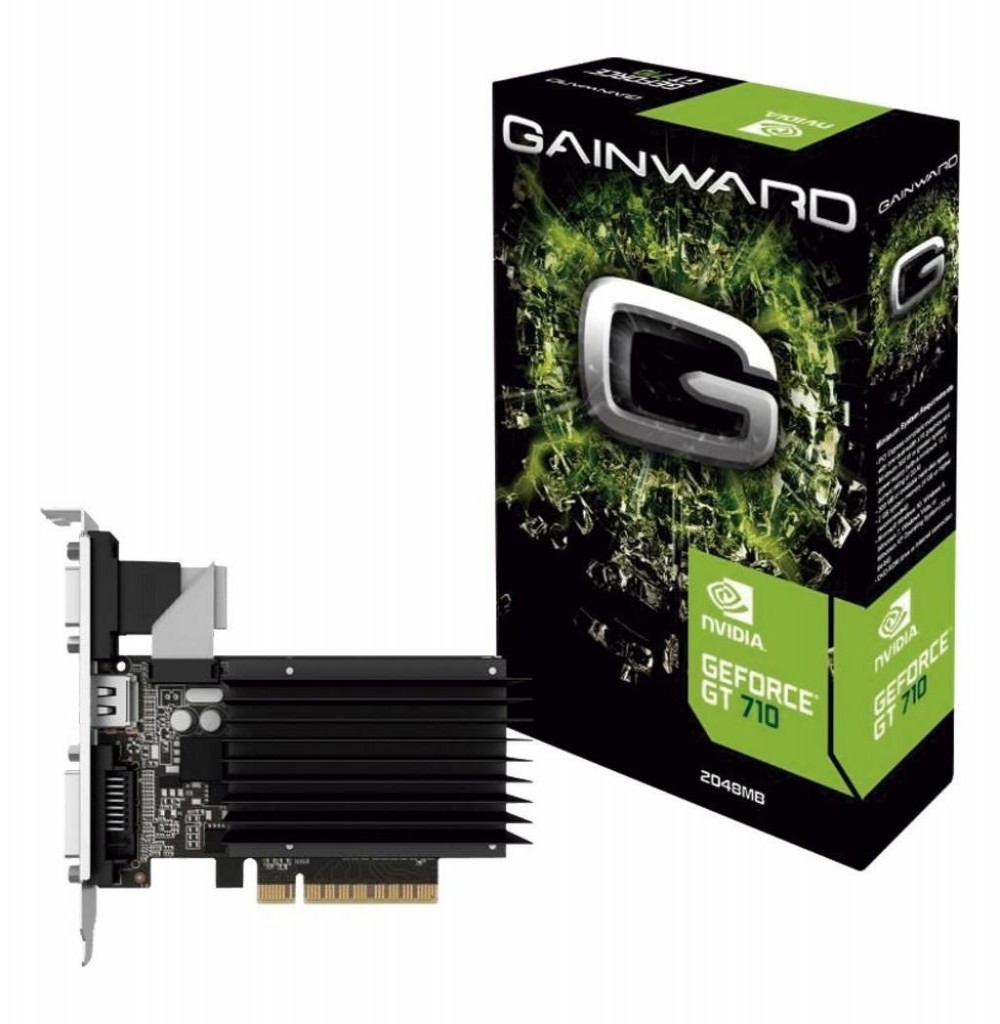 Placa de Vídeo GainWard GF-GT710 2GB EXP. DDR3 800MHZ VGA