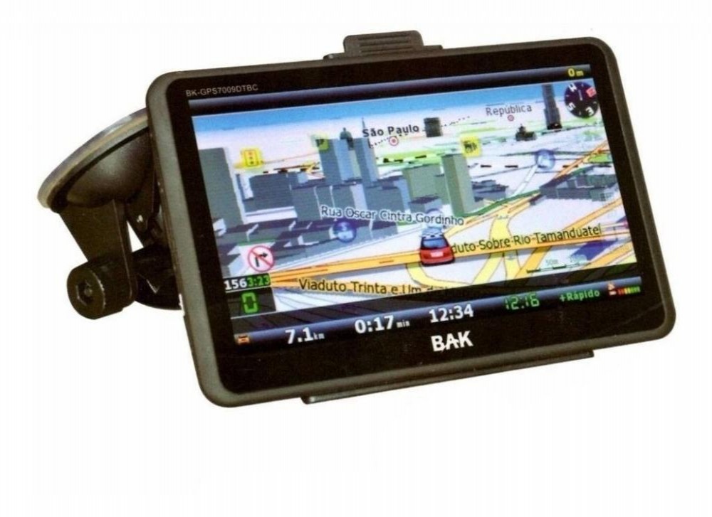 GPS BAK BK-7009 Bluetooth 7.0" Câmera de Ré