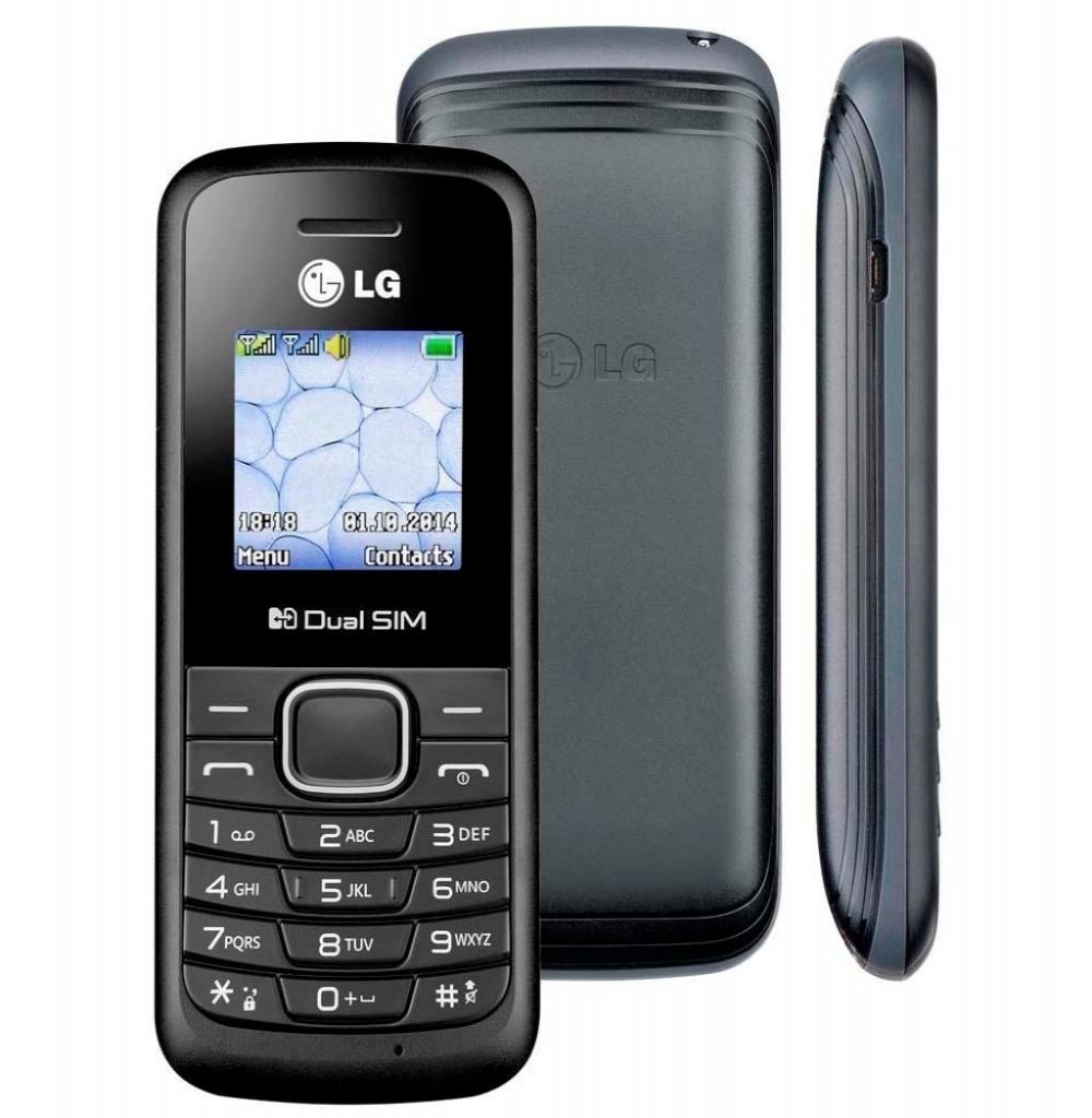 Celular LG B220 Dual SIM 32MB Tela de 1.45" - Preto