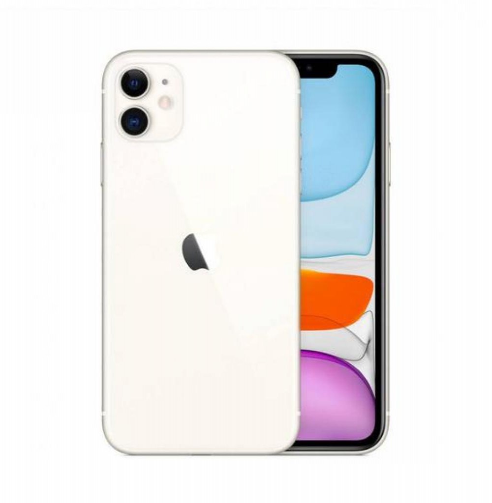 Celular Apple Iphone 11 128GB A2221 Branco  (SLIM BOX)