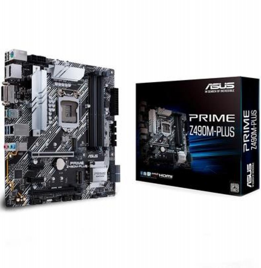 Placa-Mãe Asus Z490M-Plus Prime Intel (1200)