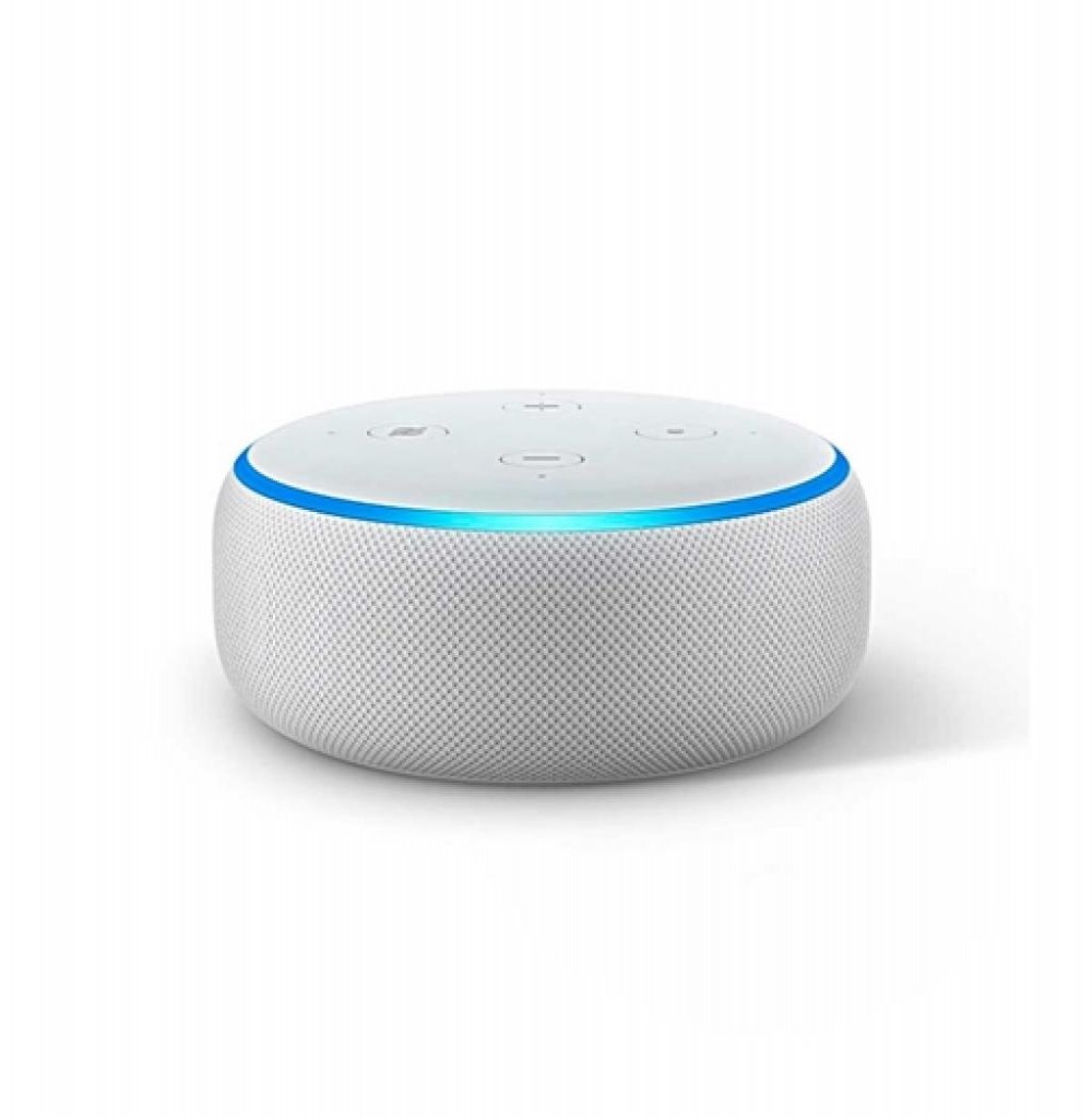 Caixa de Som Amazon Echo Dot Alexa 3ª Geração Branco
