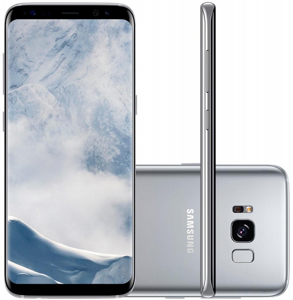 Smartphone Samsung Galaxy S8 SM-G950FD Dual SIM 64GB Tela 5.8’’ 12MP/8MP OS 8.0 - Cinza