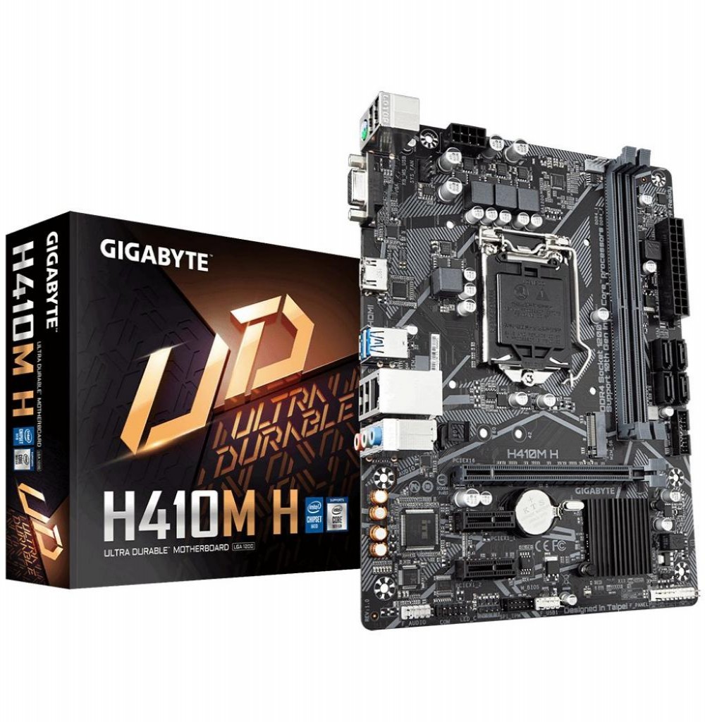 Placa-Mãe Gigabyte H410M-H Intel (1200)