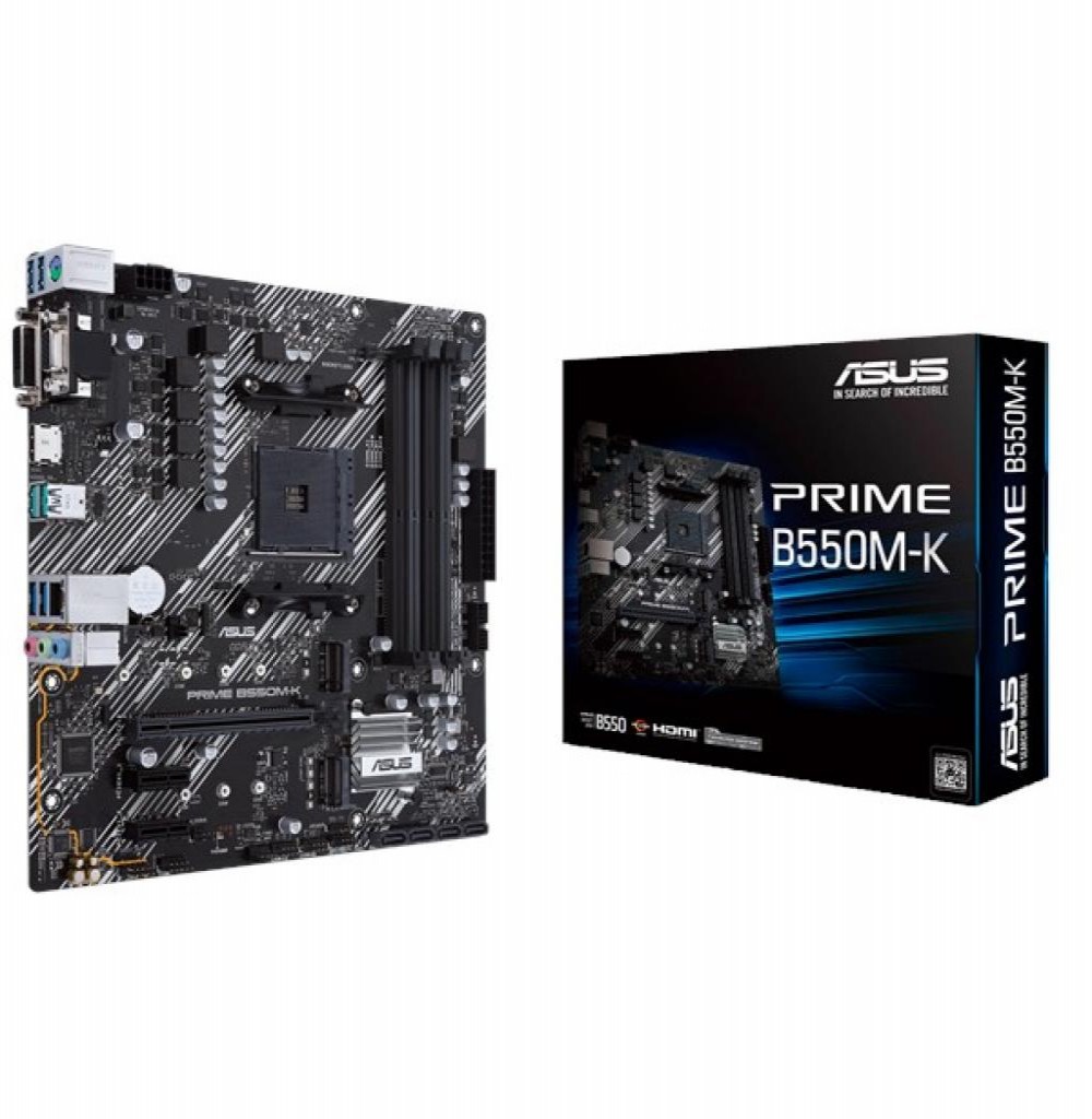 Placa-Mãe Asus B550M-K Prime AMD (AM4)