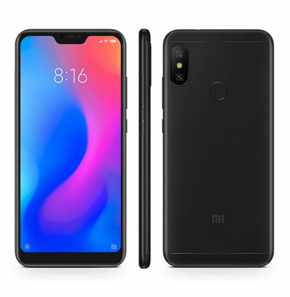 Smartphone Xiaomi Mi A2 Lite Dual SIM 64GB de 5.84" 12+5MP/5MP OS 8.1.0 - Preto 