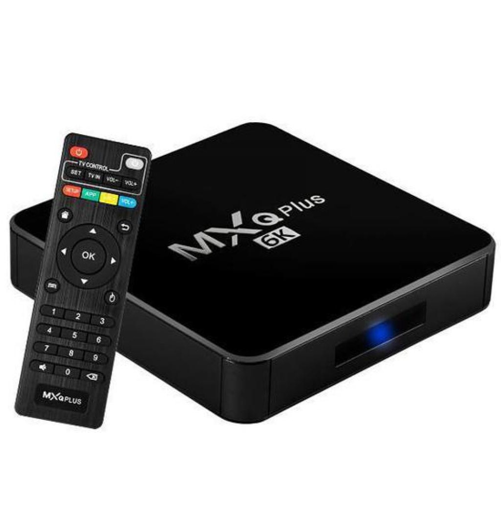Receptor Digital IPTV Mxq Plus 6K 2+16 TV Box Black