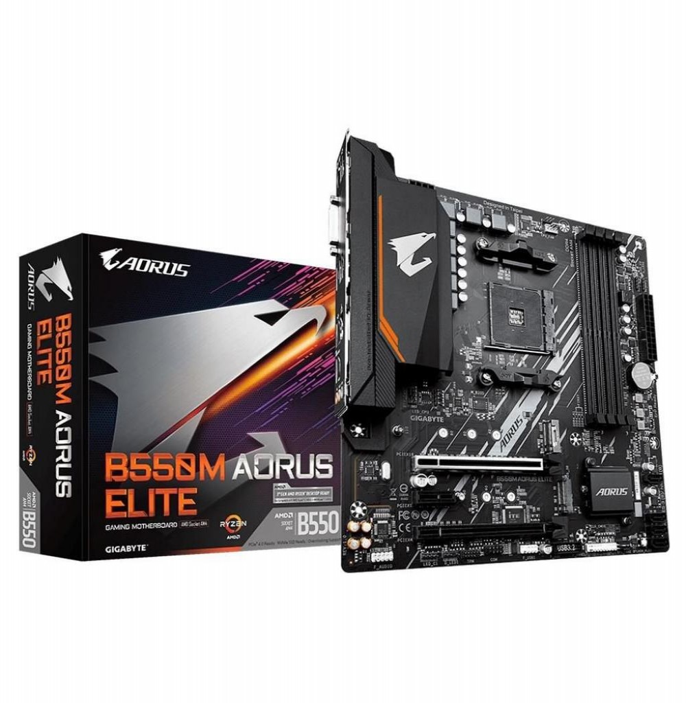 Placa Mãe Gigabyte B550M Aorus Elite AMD (AM4)