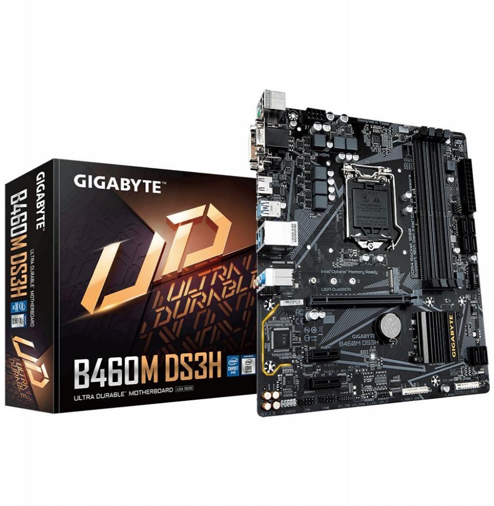 Placa Mãe Gigabyte B460M DS3H Intel (1200)