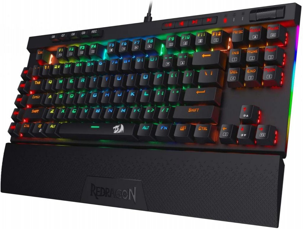 Teclado USB Redragon Magic Wand Pro K587RGB Preto