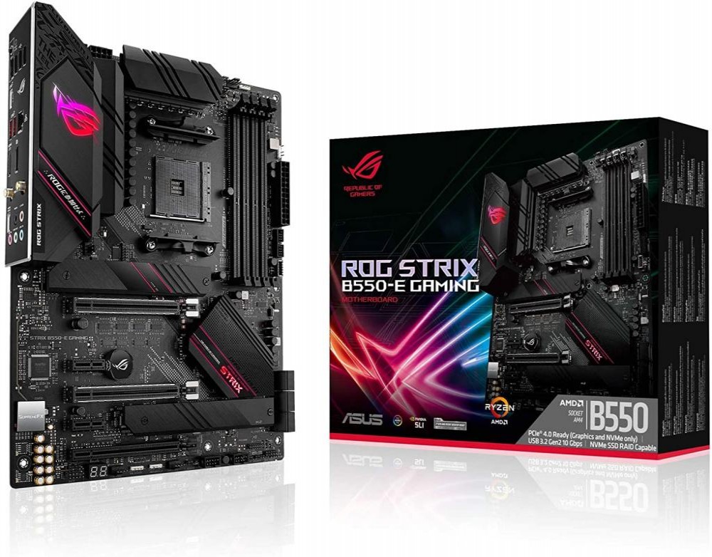 Placa Mãe Asus B550-E ROG Strix Gaming AMD (AM4) MB