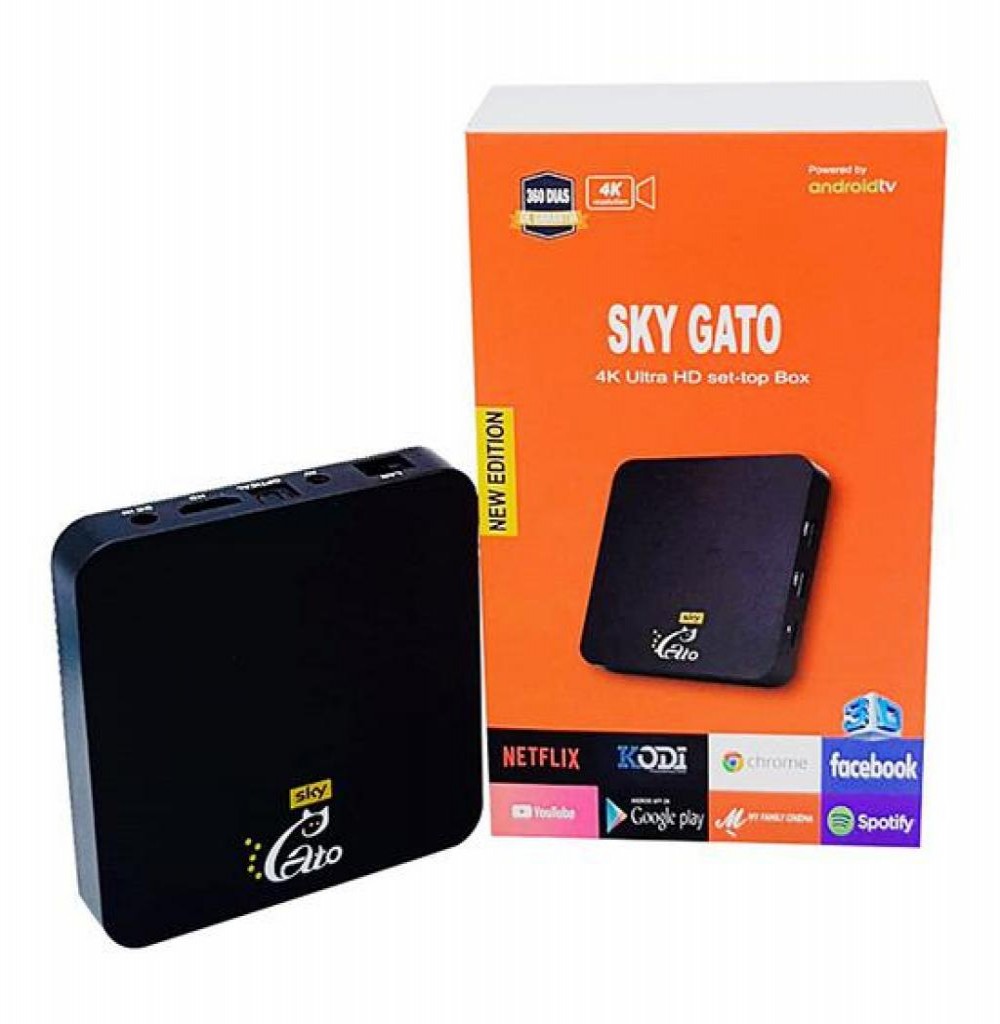 Receptor Digital IPTV Sky Gato 4K Ultra