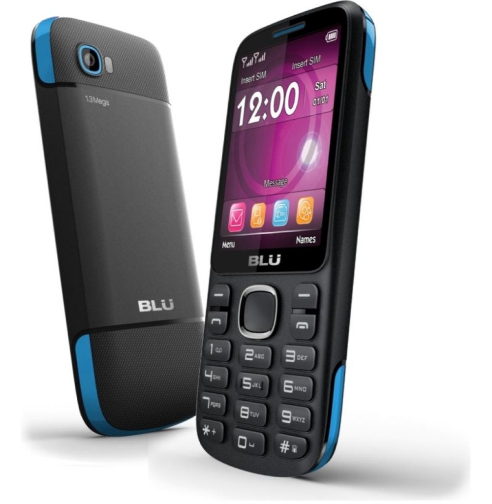 Celular Blu Jenny TV 2.8 T276T Dual Preto/Azul