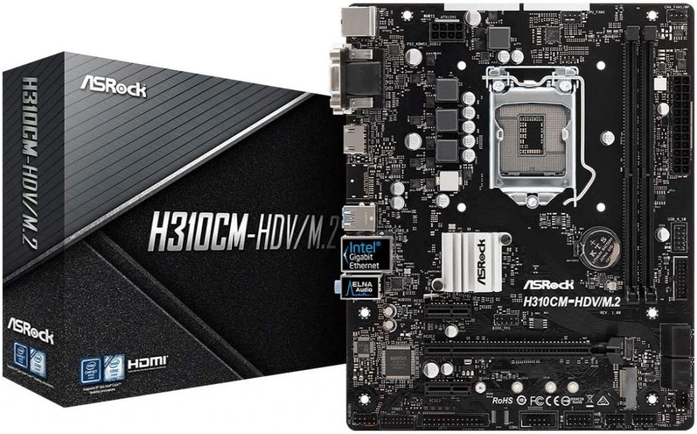 Placa Mãe Asrock H310CM-HDV M.2 INTEL (1151) MB