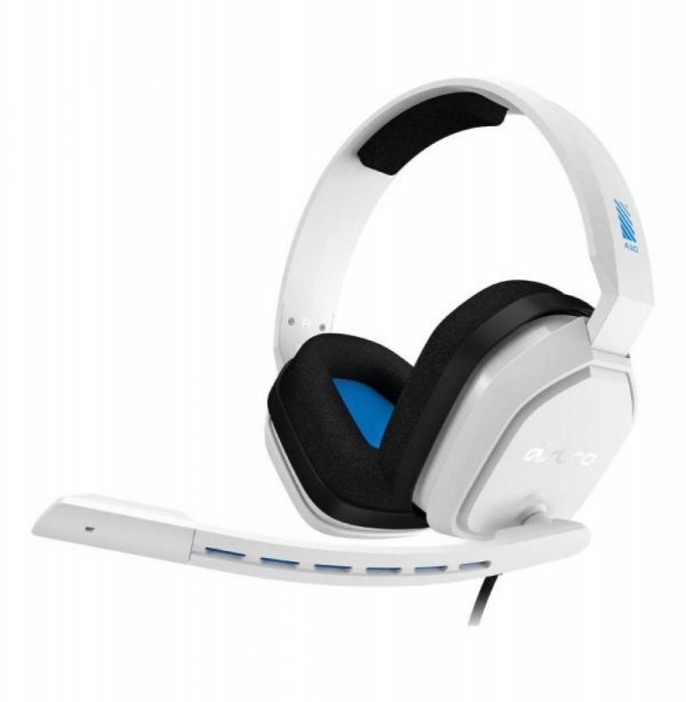 Fone Logitech Astro A10 Para PS4 White/Blue