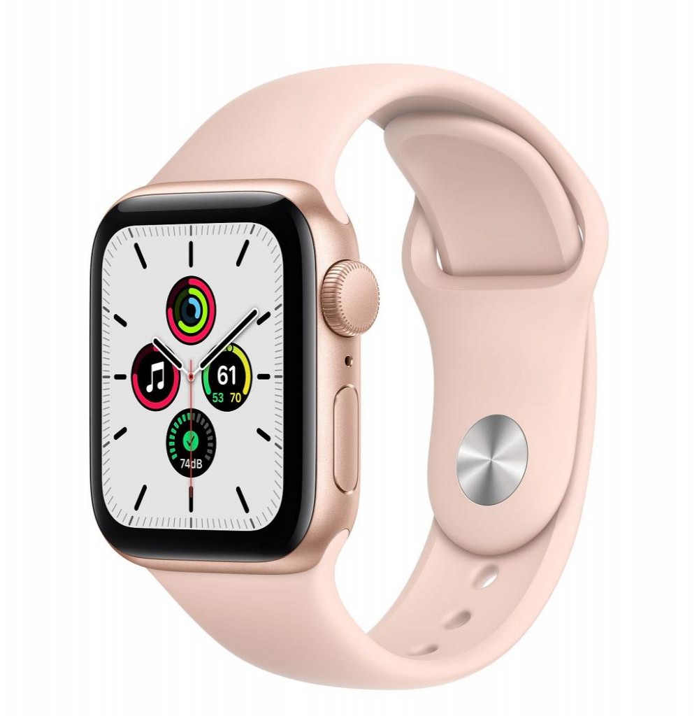 relogio apple feminino rose