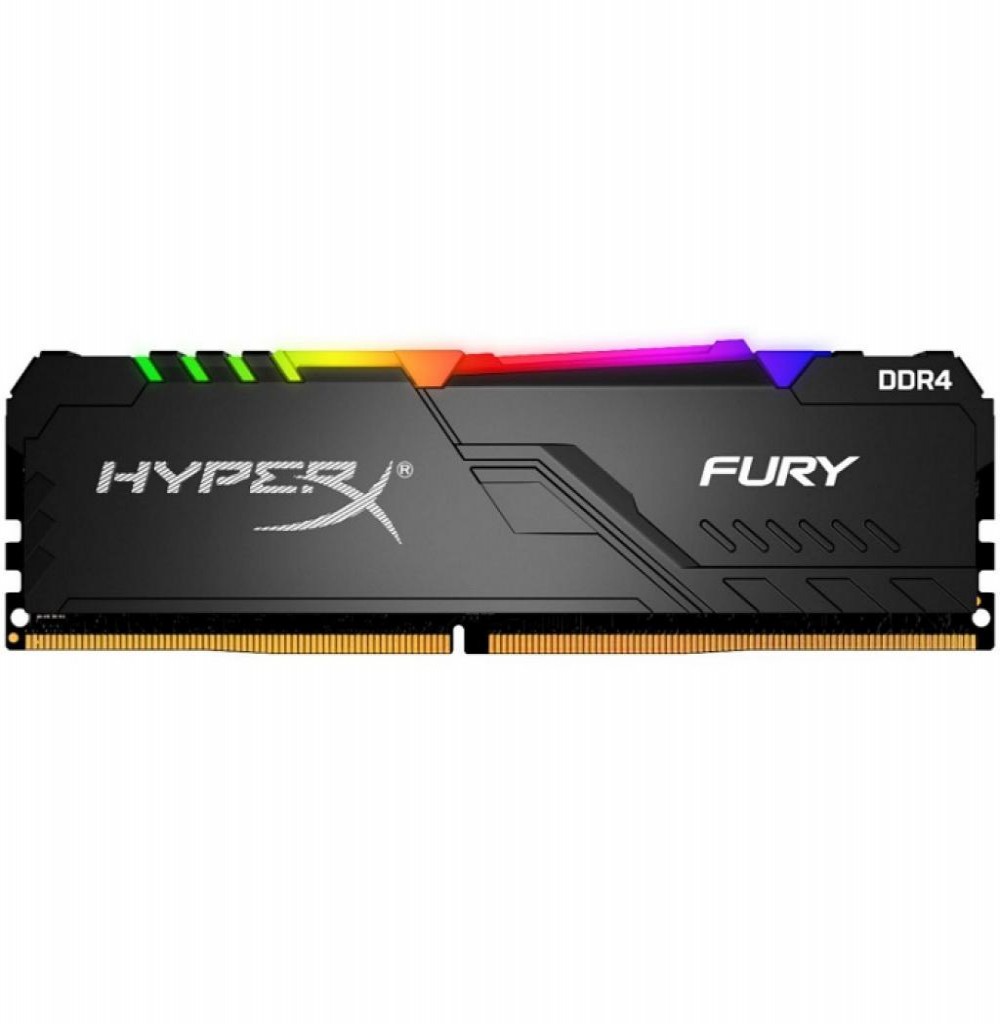 Memória Ram Kingston HyperX Fury RGB DDR4 8GB 3000