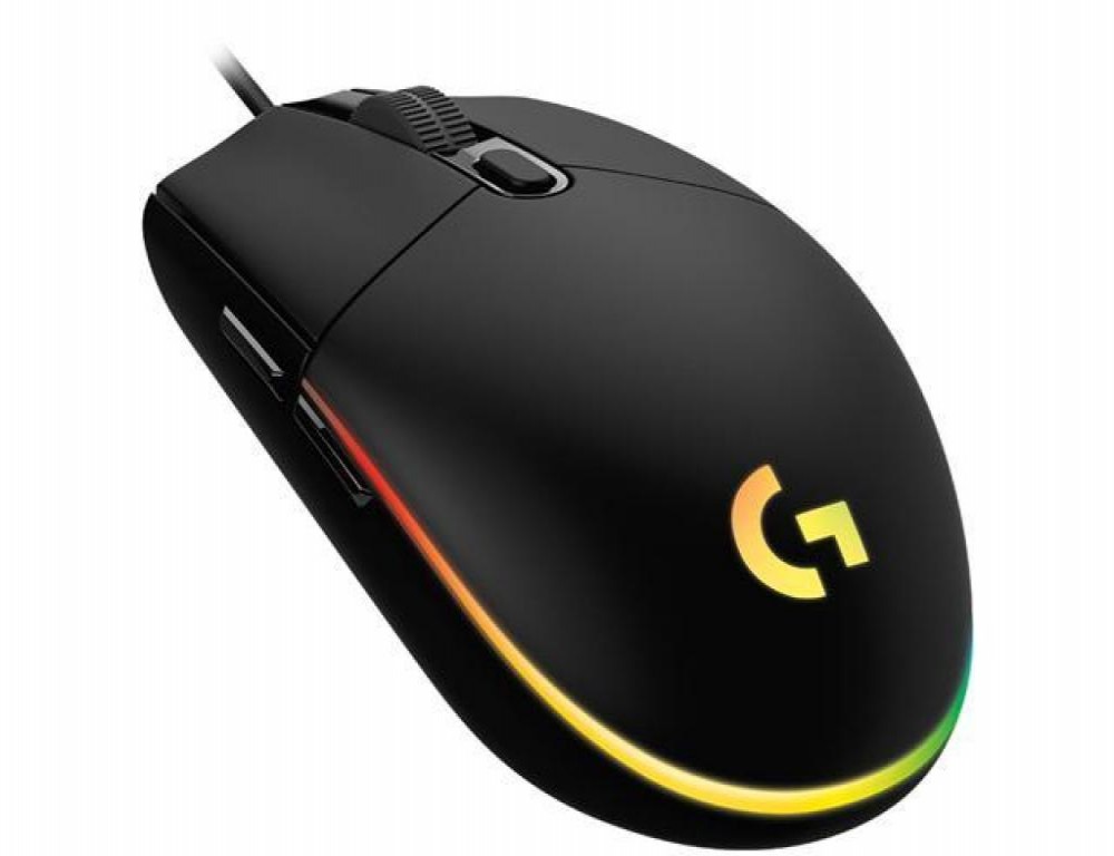 Mouse USB Logitech G203 Gaming Preto