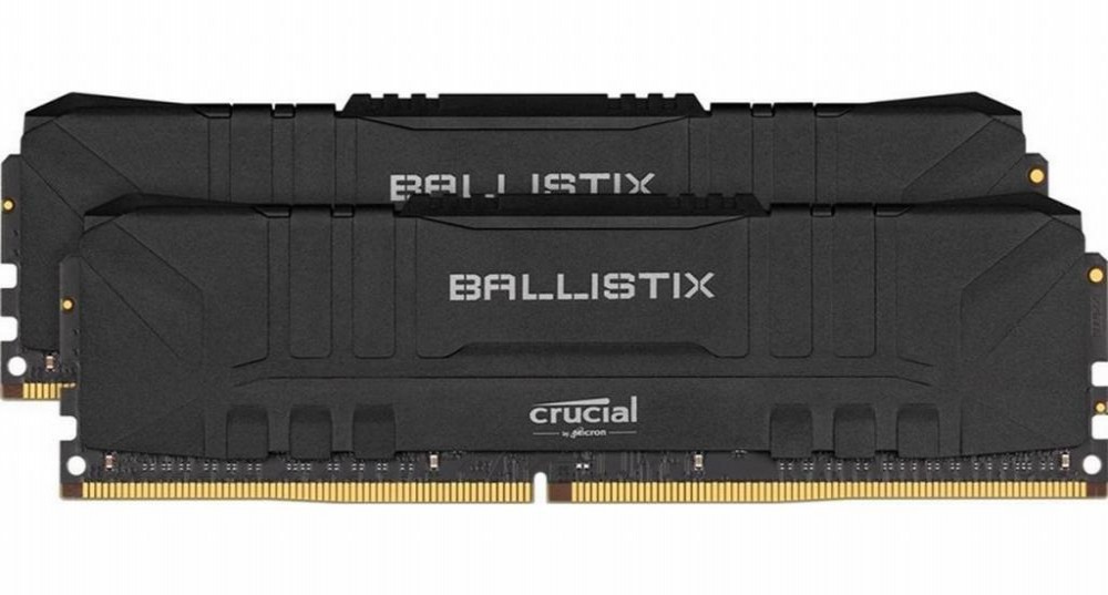 Memória Ram Crucial Ballistix Gaming Preto DDR4-16GB 2666 