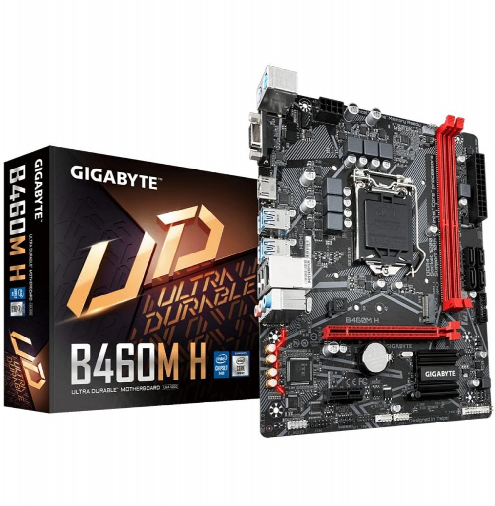 Placa Mãe Gigabyte B460M H Intel (1200) MB