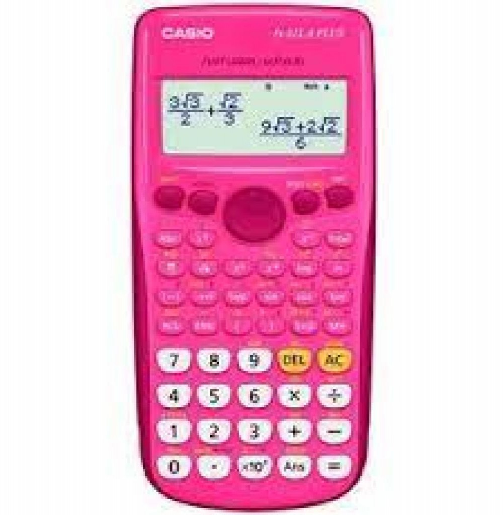 Calculadora Casio FX-82LA Plus Cientifica Rosa 