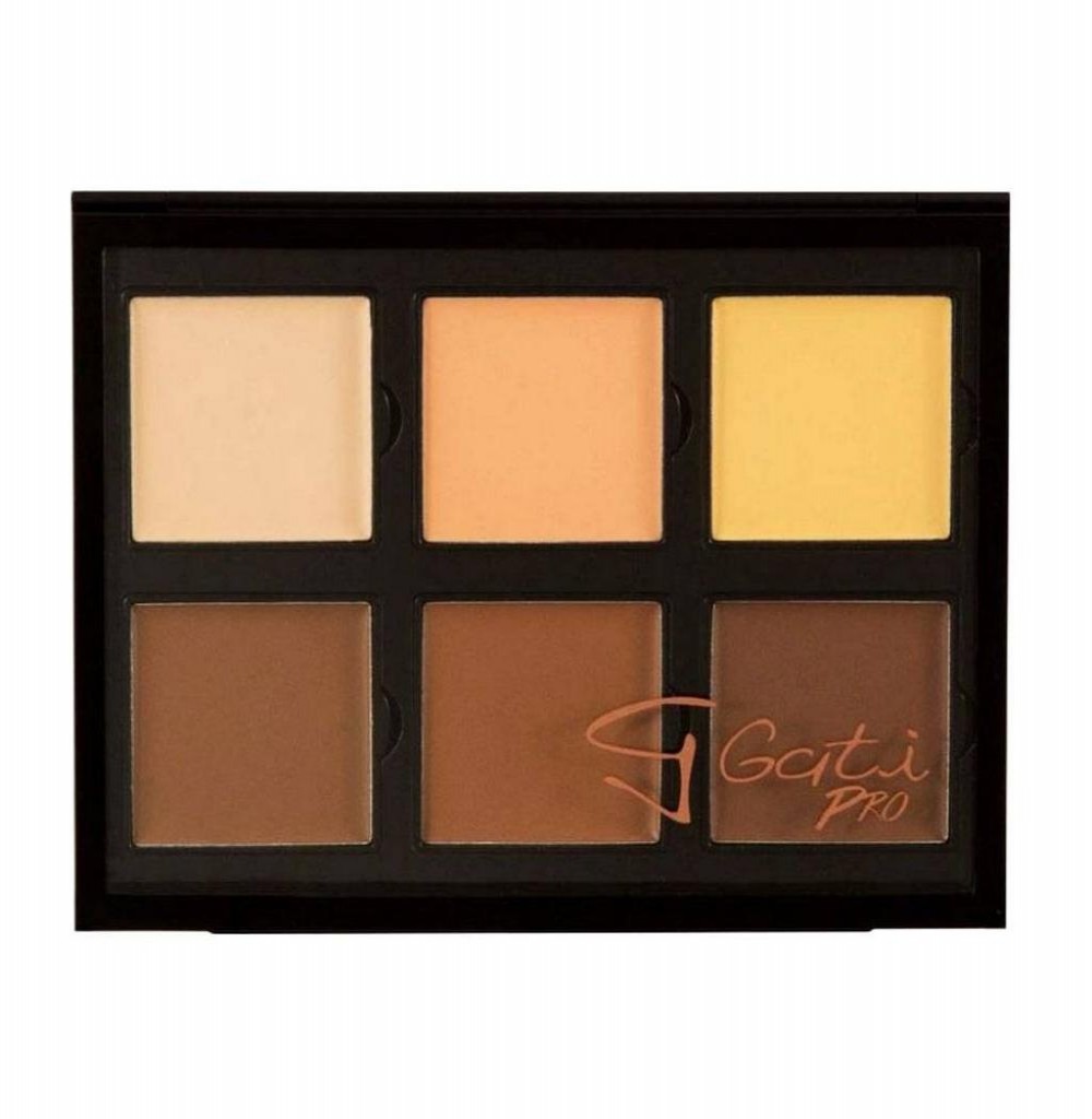 Paleta de Corretivos Gati Paris Contour Pro Kit Medium 06 Cores