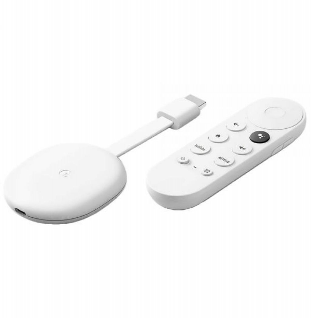 Google Chromecast 4 GA01919-US 4K WHT C/C 