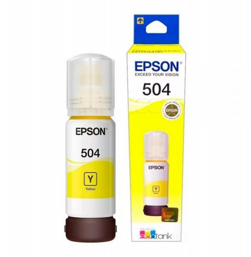 Tinta Epson L4150/4160/6161/6171/6191 Amarelo T504420