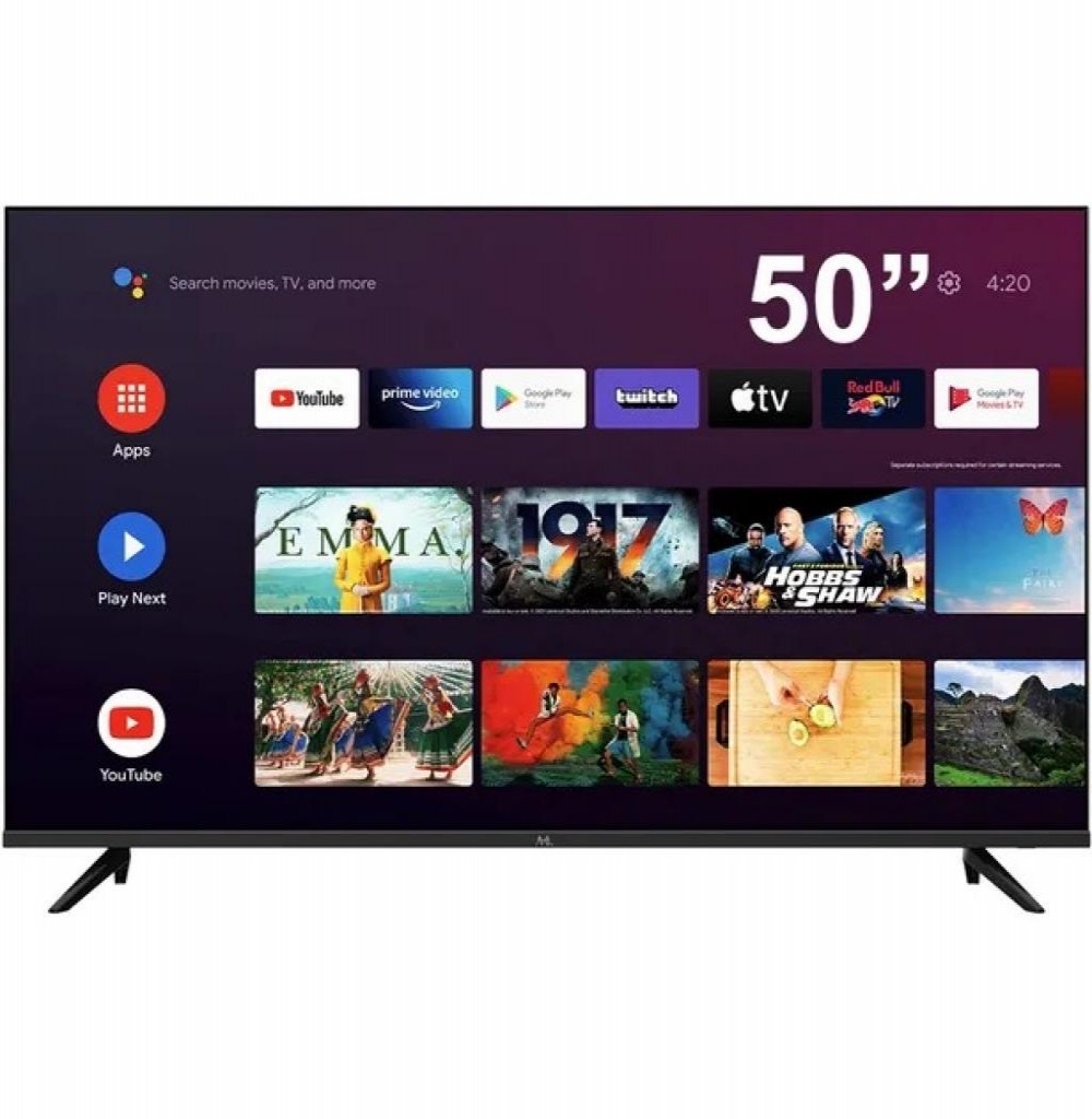 TV LED 50" MTEK MK50FSAU SMART/BT/WF/4K/ANDROID
