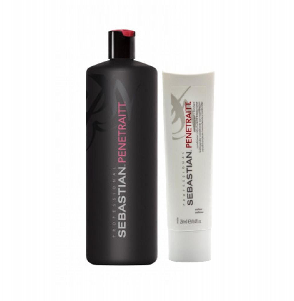 kit Sebastian Penetraitt Shampoo 1L + Condicionador 250ML