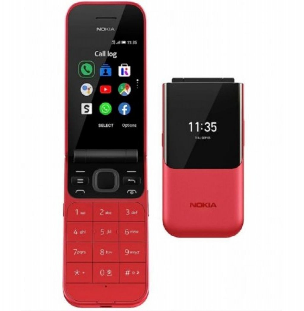 Celular Nokia 2720 Flip DS 2.8" Vermelho 