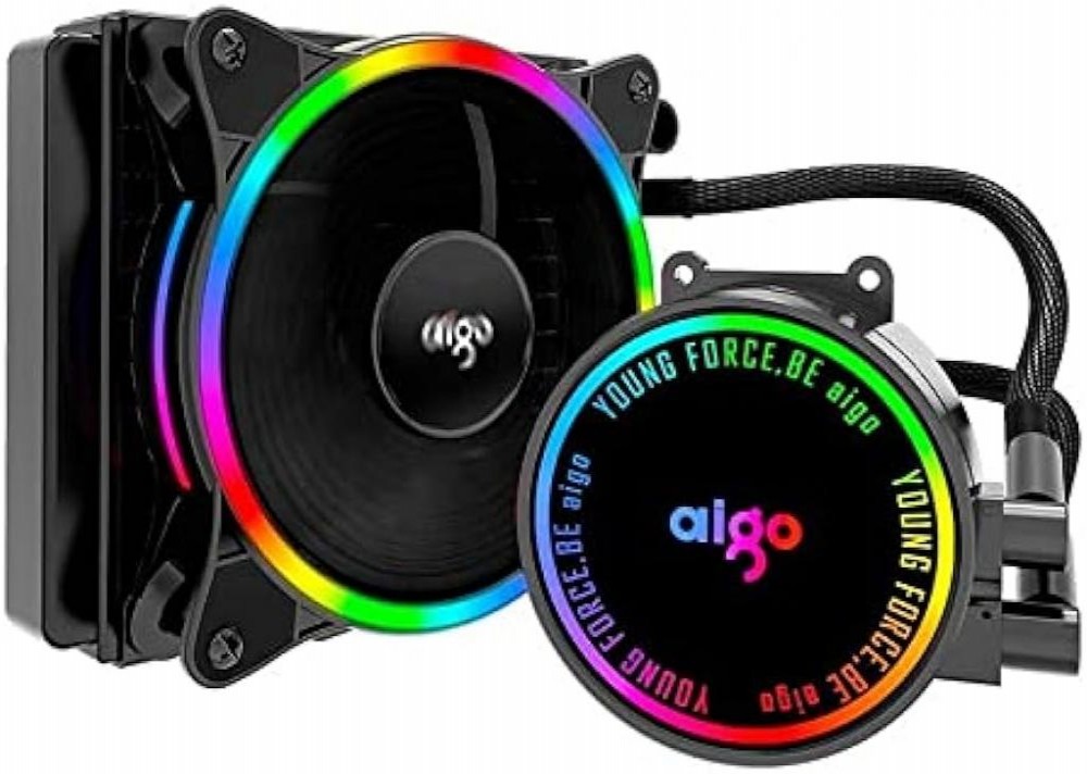 Cooler Cpu Aigo Ac120 120mm Preto 