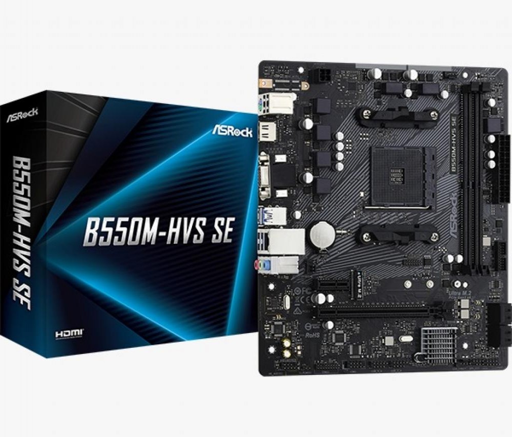 Placa Mãe AMD (AM4) Asrock B550M-HVS SE