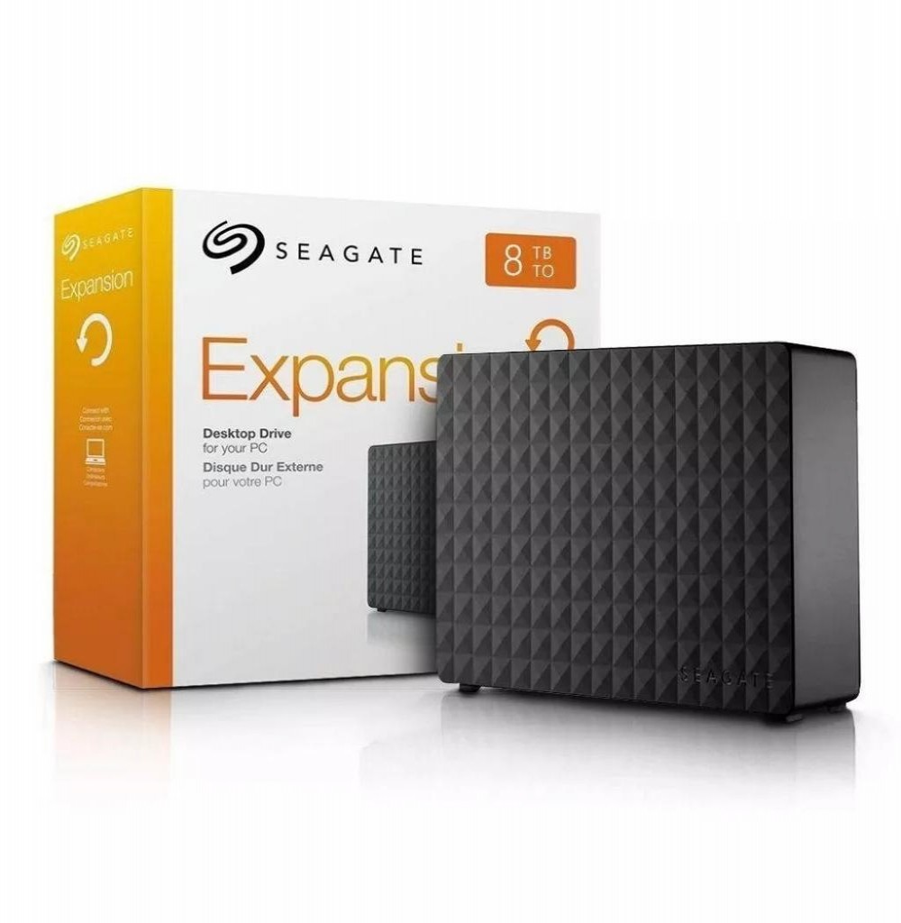 HD Externo Seagate Expansion 8TB 3.5" USB 3.0 STKP8000400 