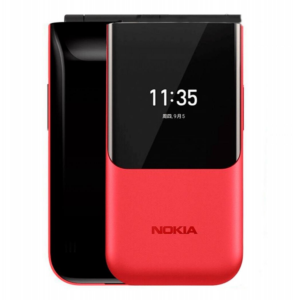 Celular Nokia 2720 Flip 2G 4banda TA-1170 Ds Red 