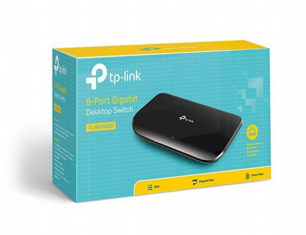 Hub 8 Portas TP-LINK TL-SG1008D 10/100/1000