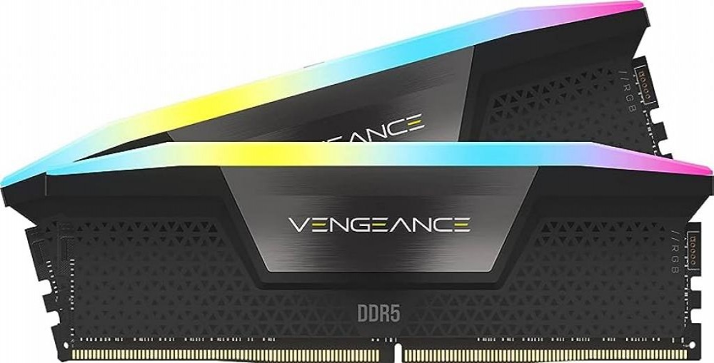 Memória DDR5-32GB 6400 Corsair Vengeance RGB Kit 2x16G (CMH32GX5M2B6400)