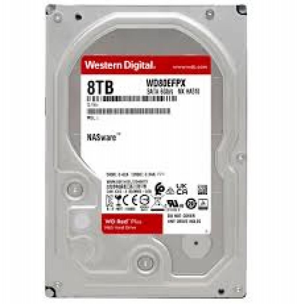HD SATA3  8TB WD Red Plus Nas WD80EFPX