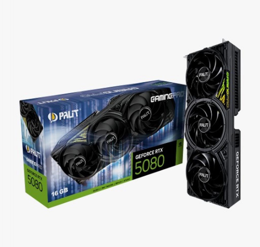 Placa de Video 16GB EXP. GF-RTX5080 Palit Gaming Pro NE75080019T2-