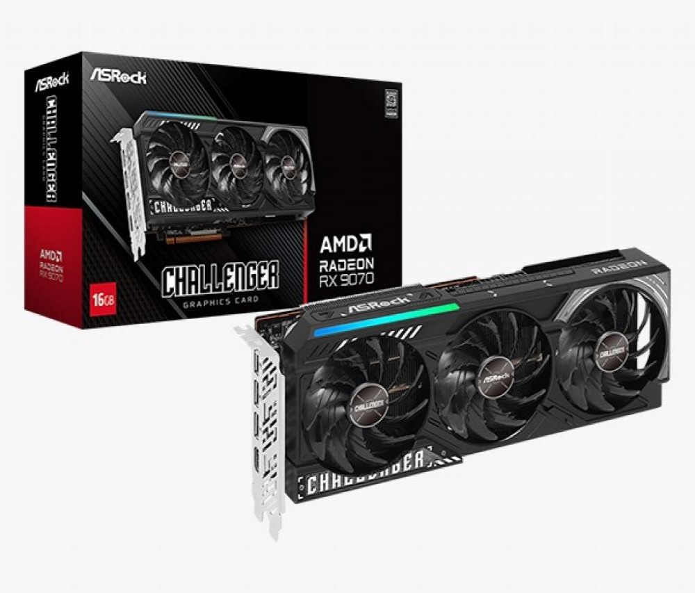 Placa de Video 16GB EXP. RX-9070 Asrock Challenger 90-GA5NZZ-00UAN