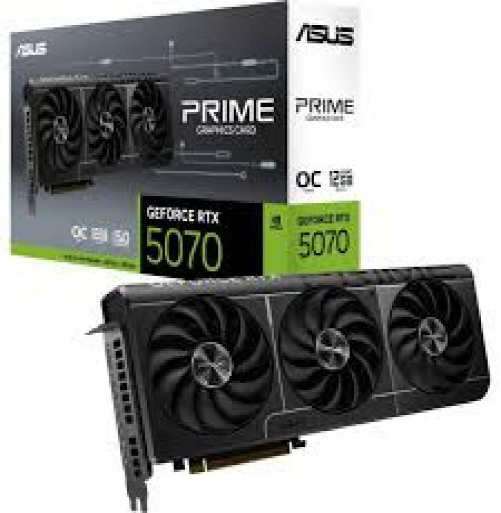 Placa De Video 12GB EXP. GF-RTX5070 Asus Prime Oc Edition 90YV0M10-M0NA00