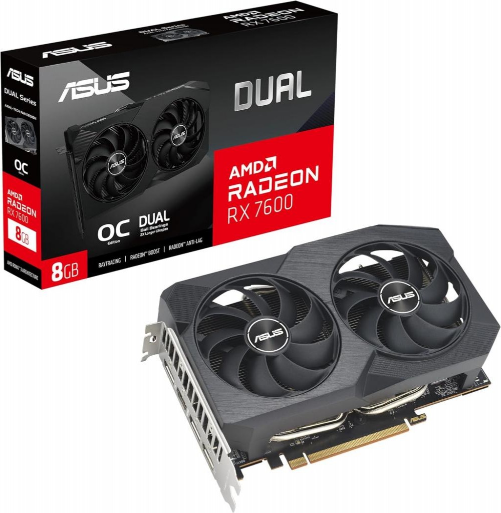 Placa de Vídeo 8GB EXP. RX7600 Biostar Ultimate Gaming OC VA76S6RM81
