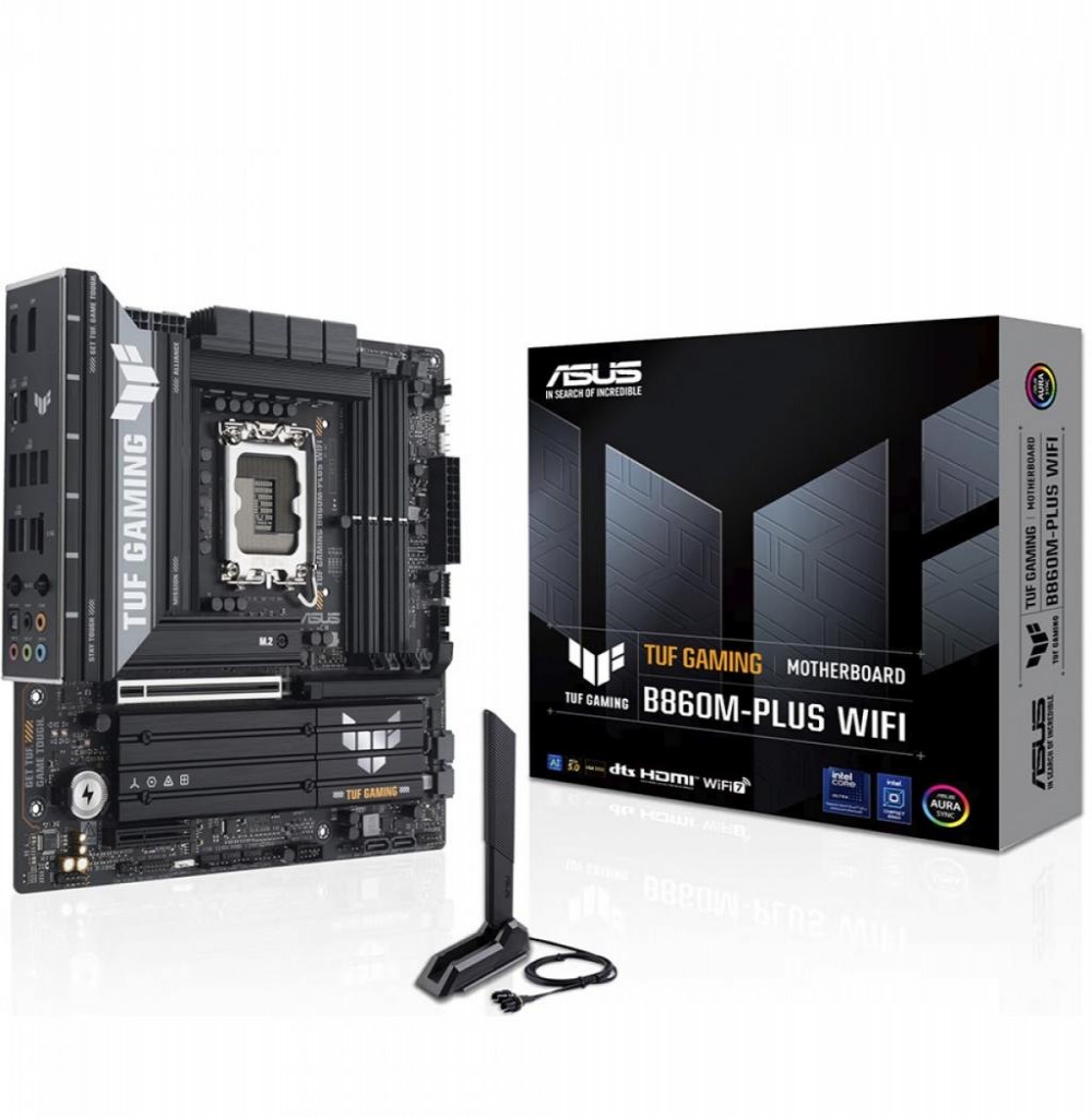  Placa Mãe Intel (1851) Asus B860M-Plus Tuf Gaming Wifi 90MB1JV0-M0EAY0