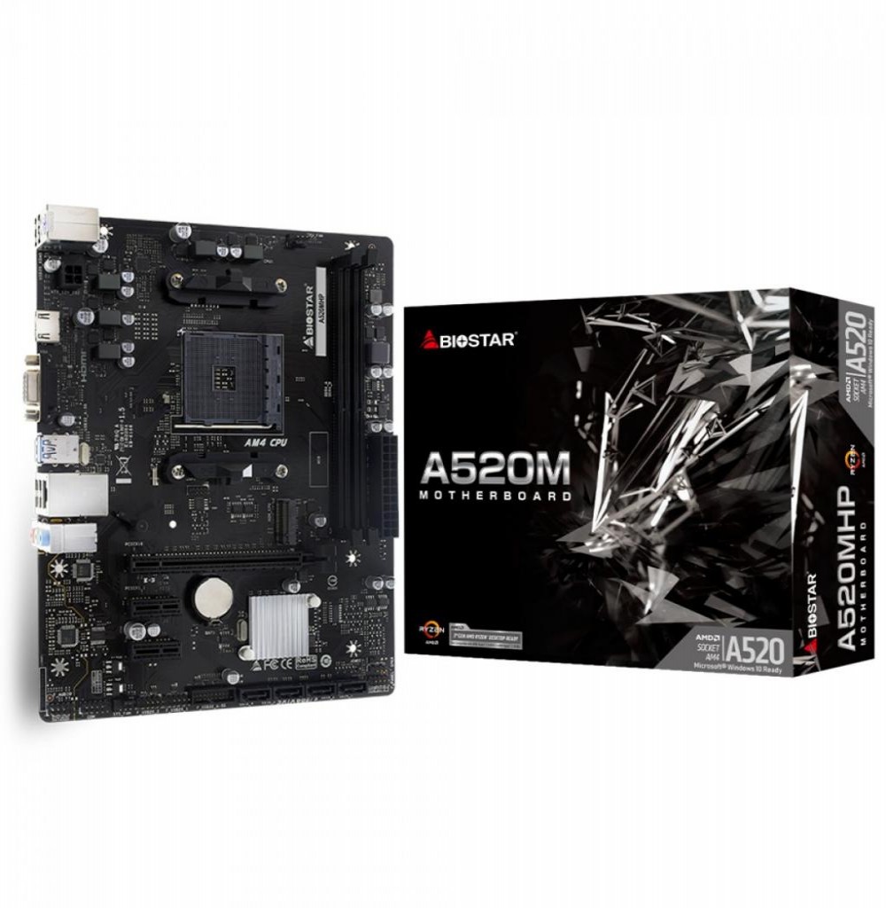 Placa Mãe AMD (AM4) Biostar A520MHP