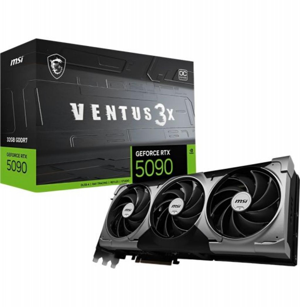 Placa de Vídeo 32GB Exp. GF-RTX5090 Msi Ventus 3x Oc 912-V530-060