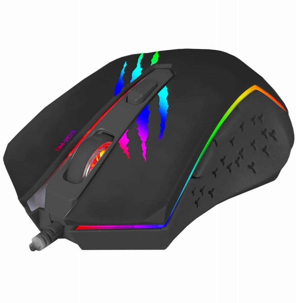 Mouse Gaming Xtrike Me GM-203 com Fio 2400DPI Mixed USB Preto